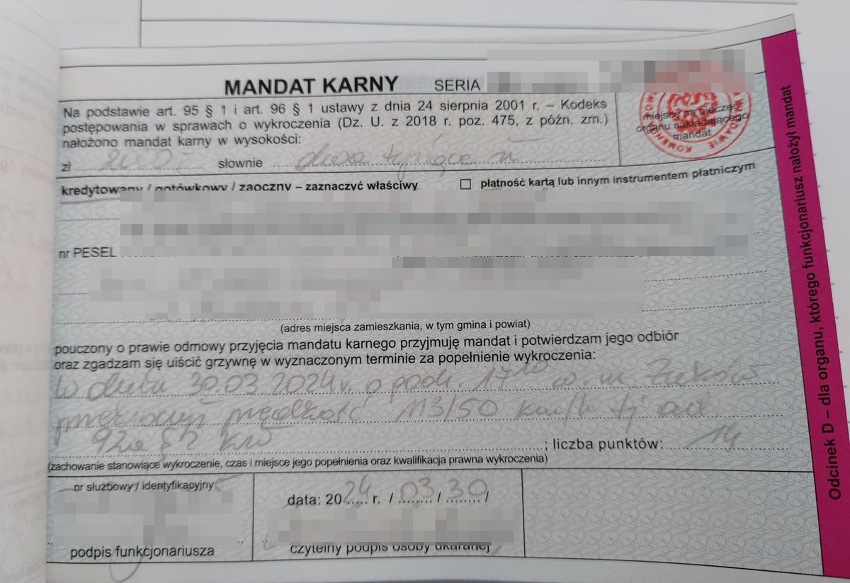 Nieprzestrzeganie znaku D-42 może kosztować kierowców prawo jazdy na 3 miesiące