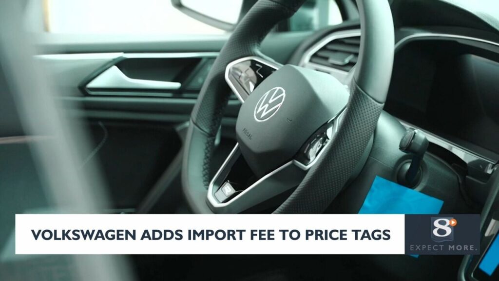 Volkswagen wprowadza opłatę importową na samochody sprzedawane w USA w odpowiedzi na cła Trumpa