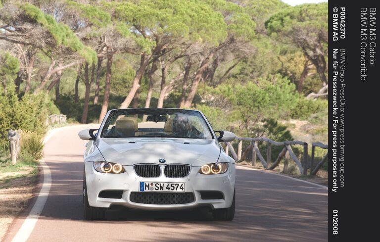 BMW M3 Cabriolet (E93) 2008-2013