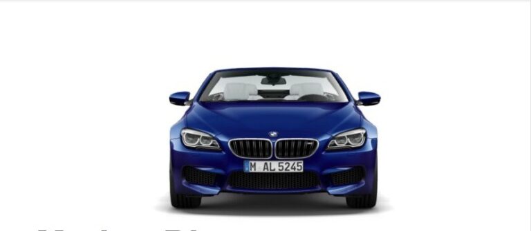 BMW M6 Cabrio LCI 2014-2018