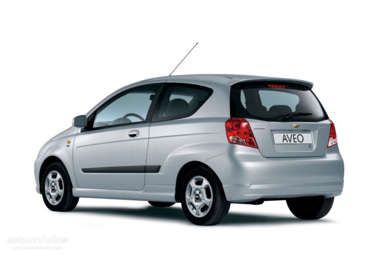 CHEVROLET Aveo/Kalos 3 drzwiowe 2004-2007