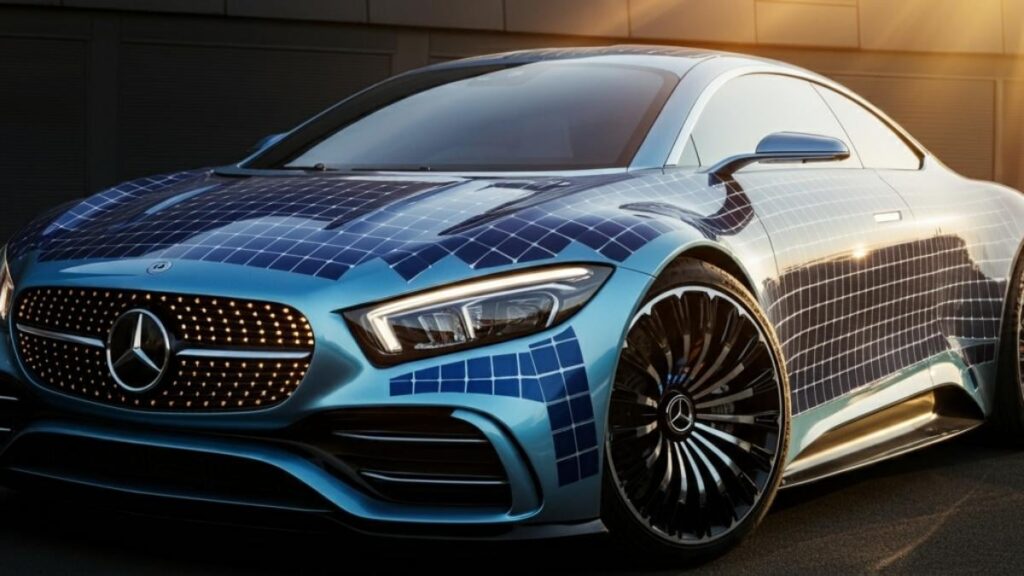 Rewolucyjna technologia Mercedes-Benz: Farba słoneczna