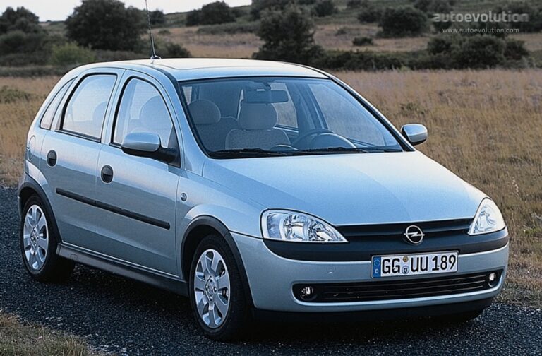 OPEL Corsa 5 drzwiowe 2000-2003