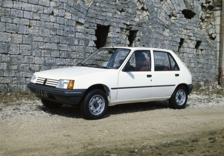 PEUGEOT 205 5 drzwiowe 1983-1998