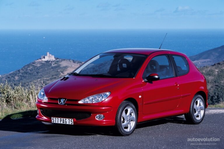 PEUGEOT 206 3 drzwiowe 2002-2010
