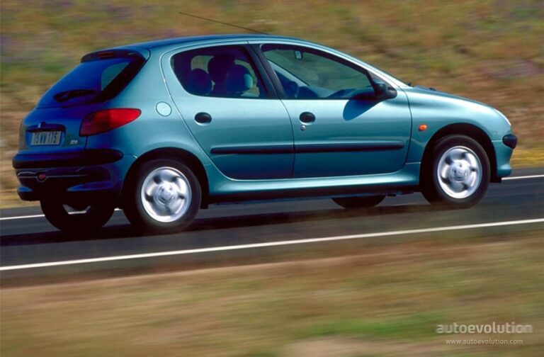 PEUGEOT 206 5 drzwiowe 1998-2002