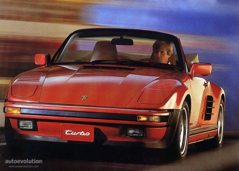 PORSCHE 911 Turbo Cabriolet "Flachtbau" (930) 1987-1989