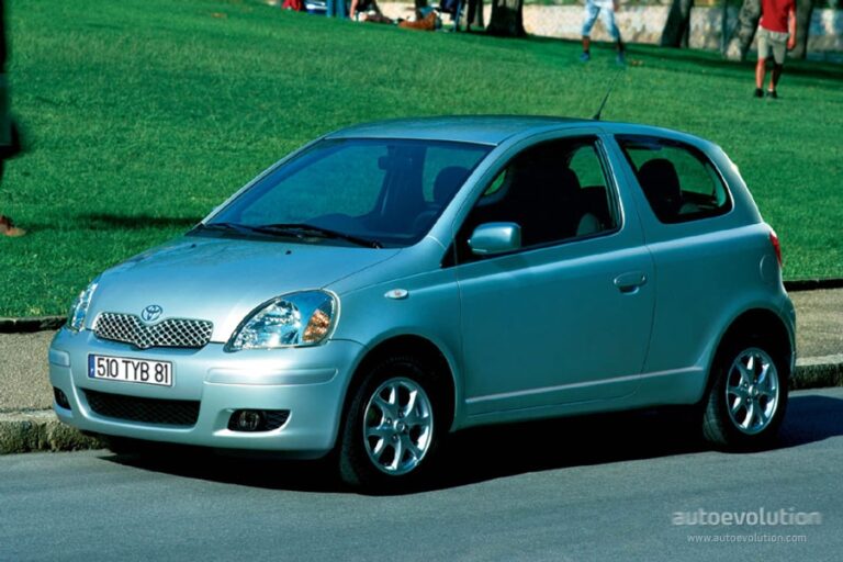 TOYOTA Yaris 3 drzwiowe 2003-2005