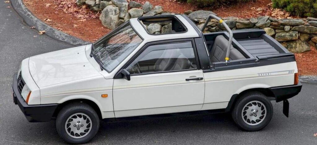 Unikatowa Łada Samara w nietypowej odsłonie – na sprzedaż niemiecki pickup-kabriolet Bohse Safari