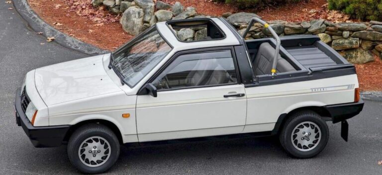 Unikatowa Łada Samara w nietypowej odsłonie – na sprzedaż niemiecki pickup-kabriolet Bohse Safari
