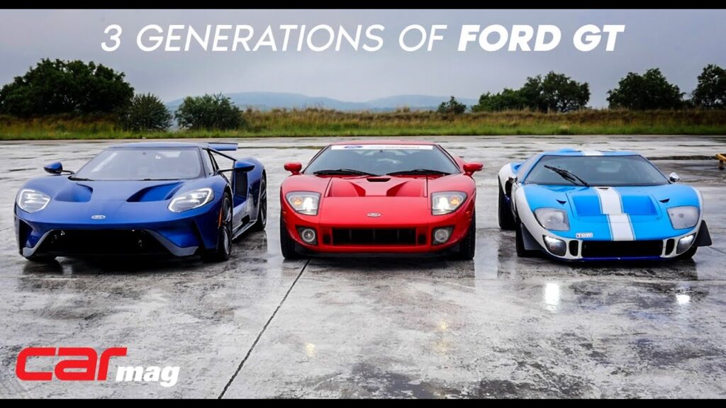 Ewolucja Forda GT: Spotkanie Trzech Pokoleń Legendarnych Wyścigowców