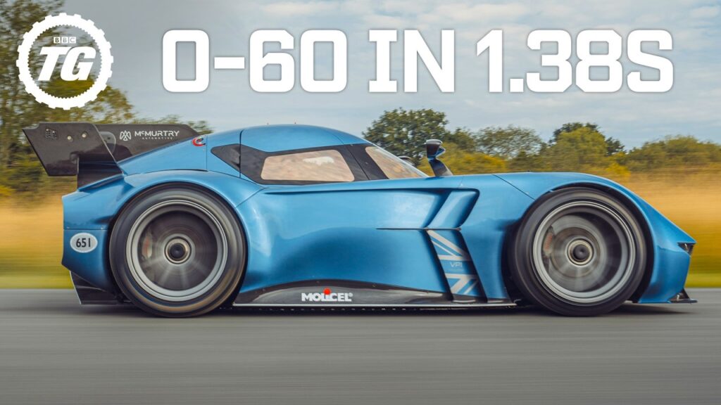 McMurtry Spéirling zdobywa tytuł najszybszego samochodu produkcyjnego na torze Top Gear