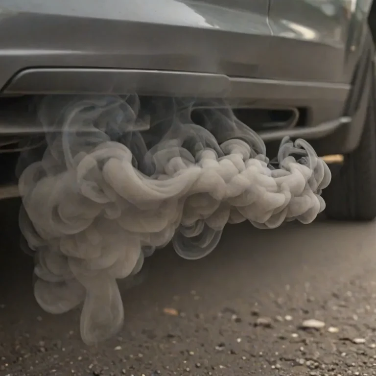Biały dym z rury wydechowej: co oznacza i jak reagować?