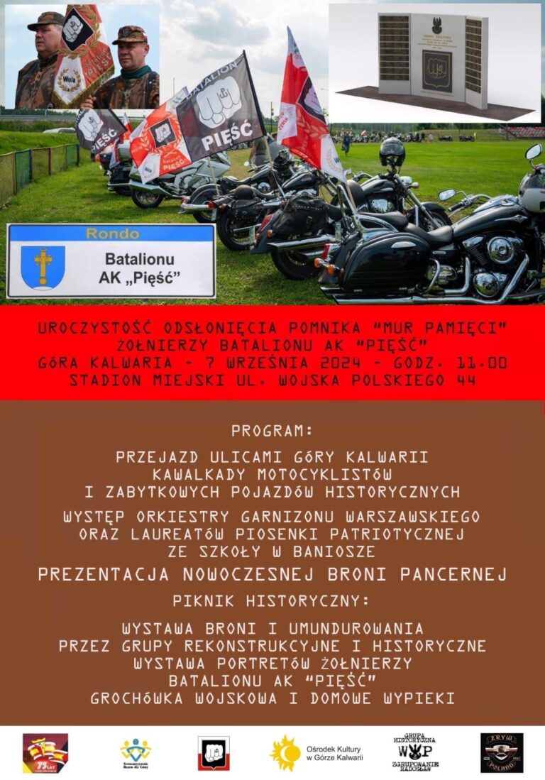 W Jadownikach powstaje największy w Polsce pomnik motocykla - symbol pasji i tradycji motocyklowej
