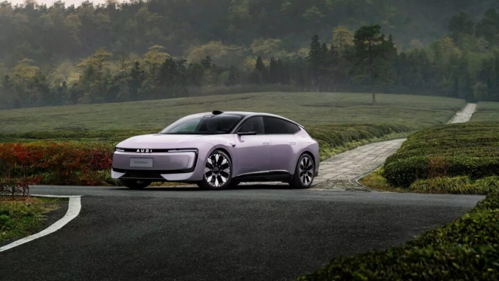 Przedni bagażnik Audi E5 – pomysł czy kosmetyczny dodatek?