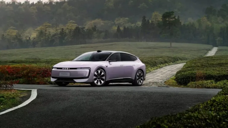 Przedni bagażnik Audi E5 – pomysł czy kosmetyczny dodatek?