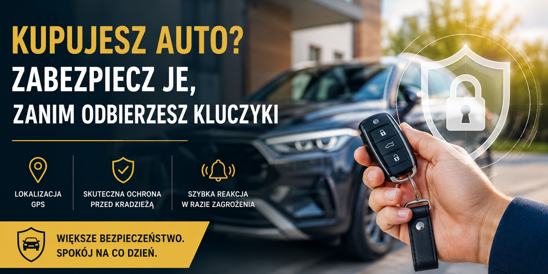 Kupujesz auto? Pomyśl o zabezpieczeniu, zanim odbierzesz kluczyki